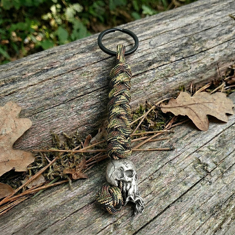 Skull Paracord Keychain