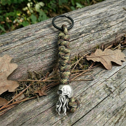 Skull Paracord Keychain