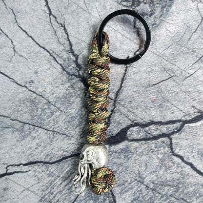 Skull Paracord Keychain