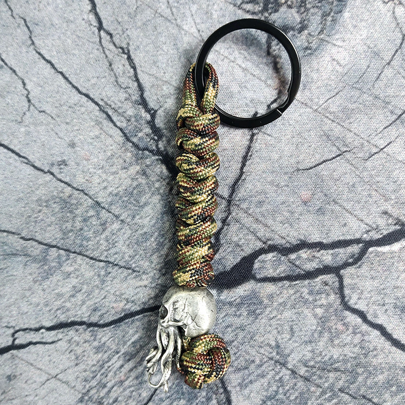 Skull Paracord Keychain