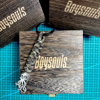 Skull Paracord Keychain