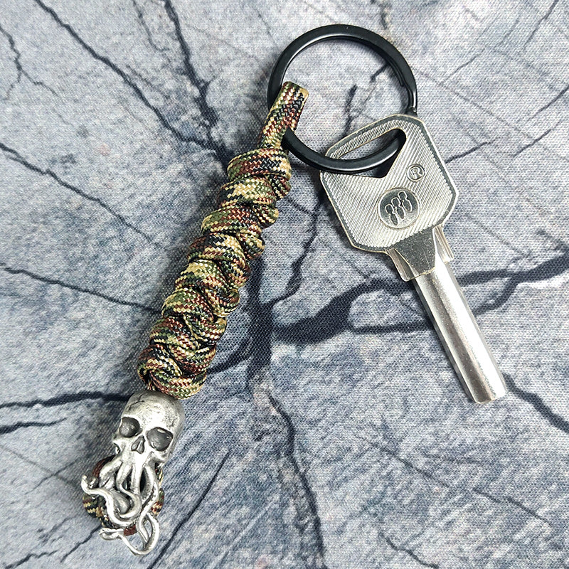 Skull Paracord Keychain