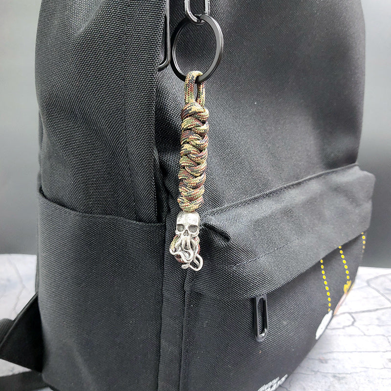 Skull Paracord Keychain