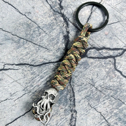 Skull Paracord Keychain