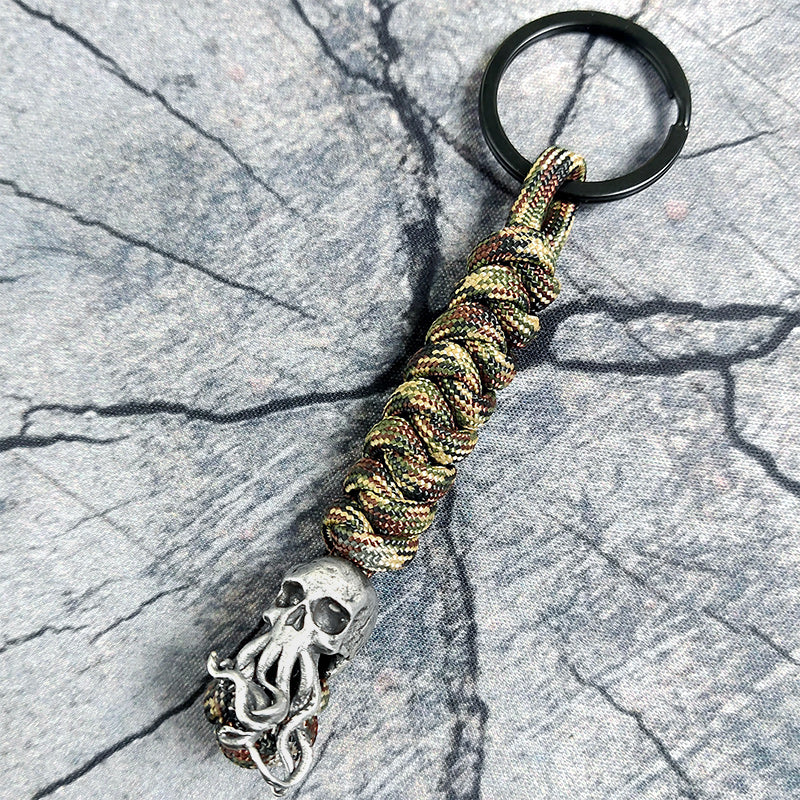 Skull Paracord Keychain