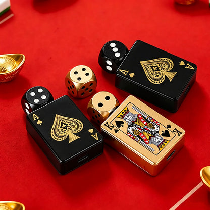 Black Ace of Spades Dice-Top Lighter
