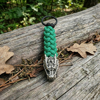 The Dragon II Paracord Keychain