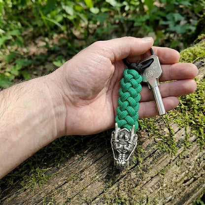 The Dragon II Paracord Keychain