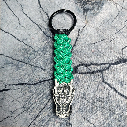 The Dragon II Paracord Keychain