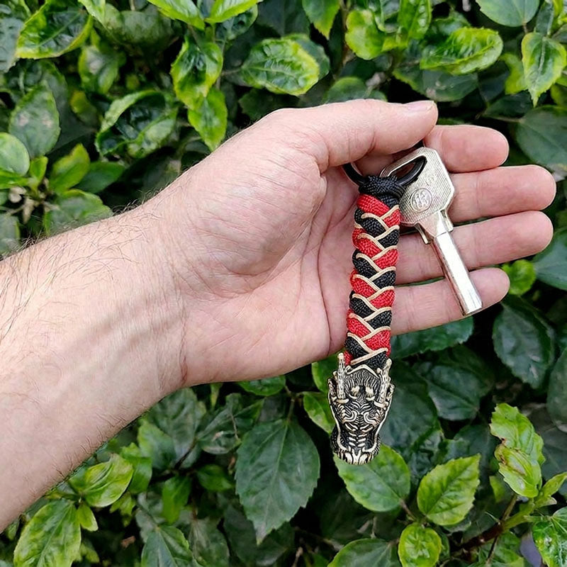 The Dragon Paracord Keychain