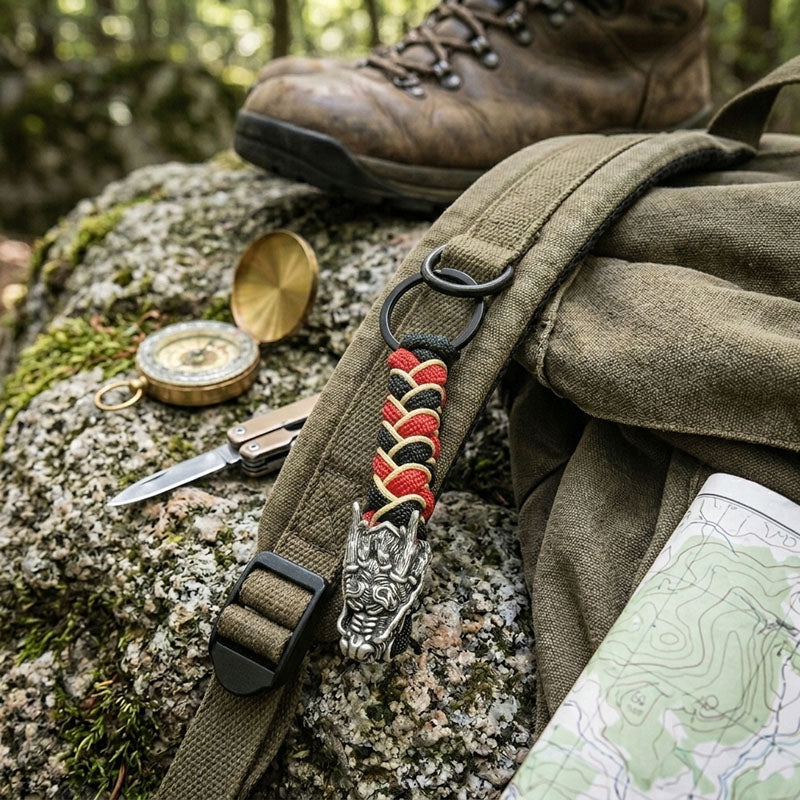 The Dragon Paracord Keychain