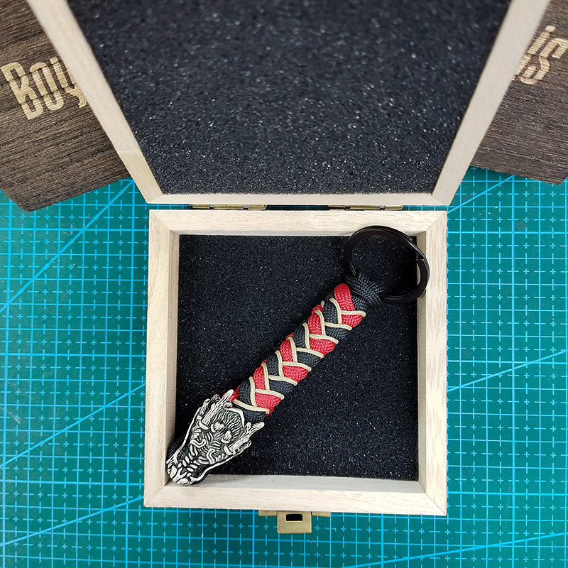 The Dragon Paracord Keychain