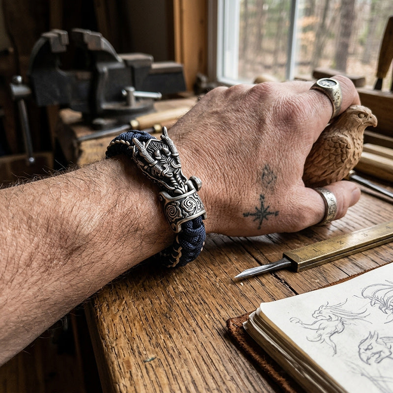 The Dragon II Paracord Bracelet – Boysouls