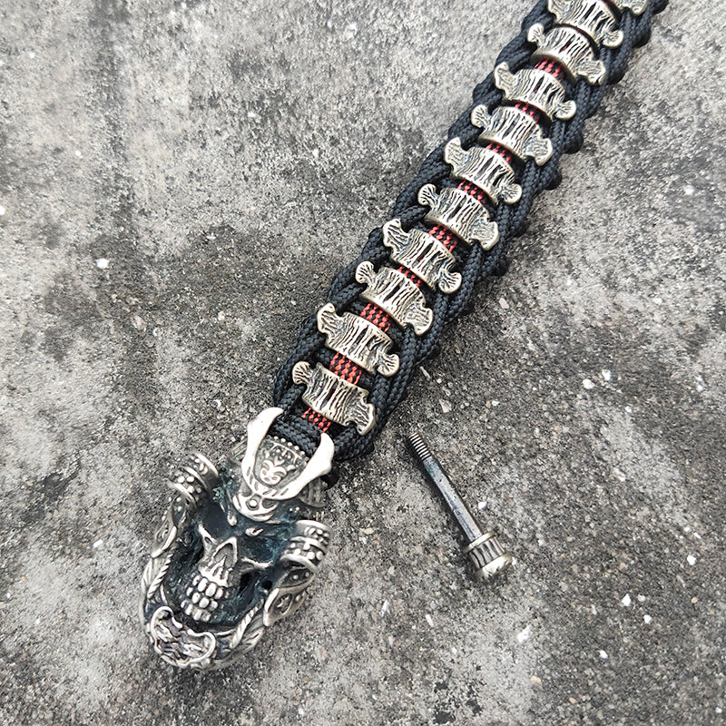 Zombie Samurai Paracord Bracelet