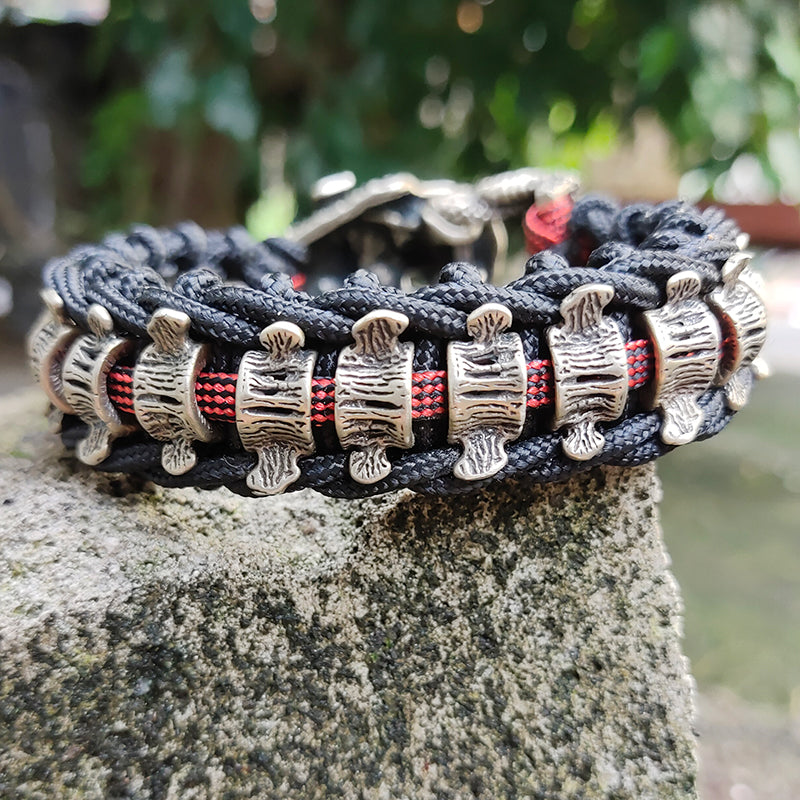 Zombie Samurai Paracord Bracelet