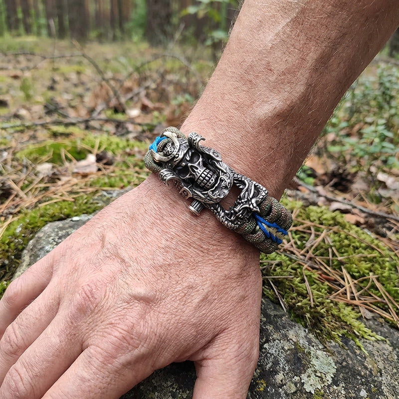 Undead Samurai Paracord Bracelet