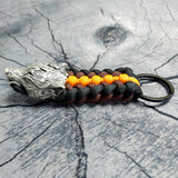 Warrior Wolf Paracord Keychain