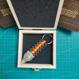 Warrior Wolf Paracord Keychain