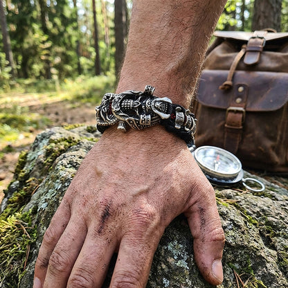 Zombie Samurai Paracord Bracelet