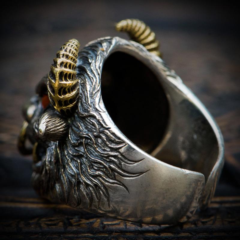 Bull Silver Ring