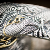 Flying Dragon Silver Bracelet