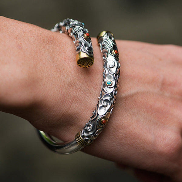 Golden Cudgel Silver Bracelet