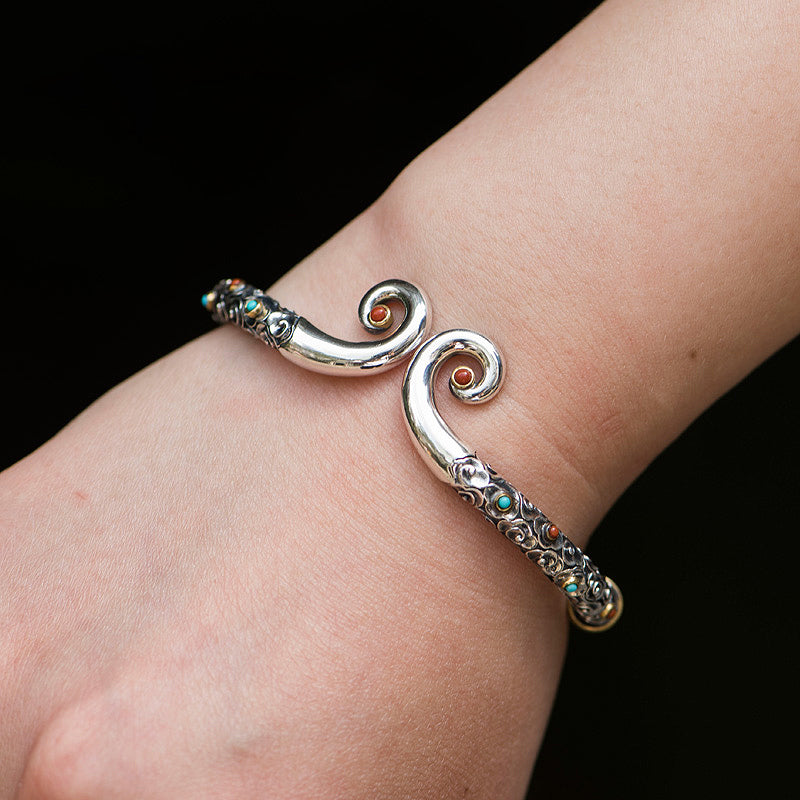 Sun Wukong Silver Bracelet