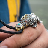 Pixiu Silver Pendant Necklace