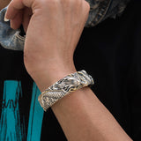 Qiuniu Dragon Silver Bracelet