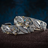 Qiuniu Dragon Silver Bracelet