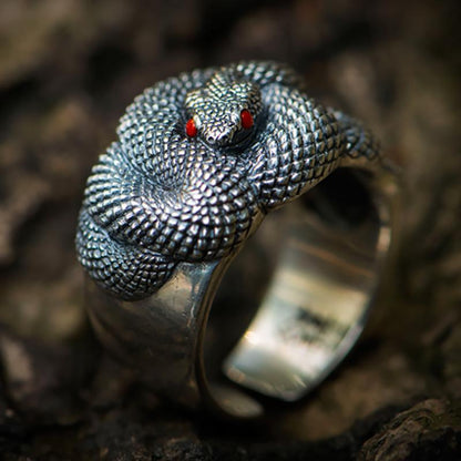 Snake Silver Ring