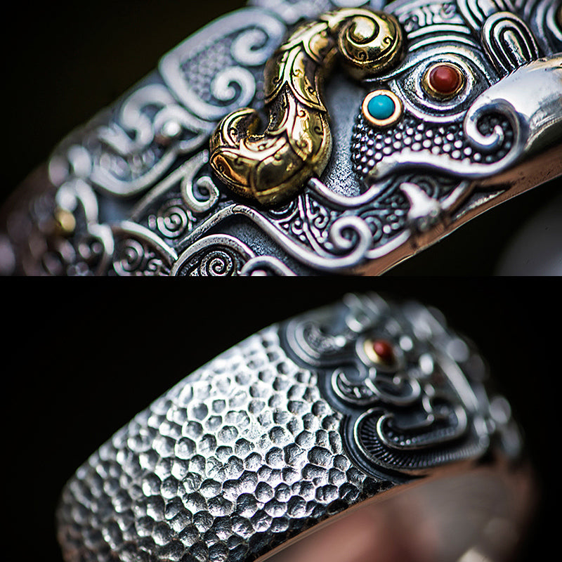 Taotie Silver Bracelet