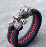 Warrior Wolf Paracord Bracelet