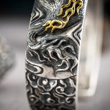 Yazi Dragon Silver Bracelet
