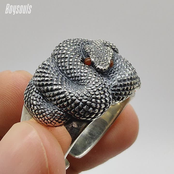 Snake Silver Ring
