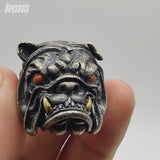 Bulldog Silver Ring
