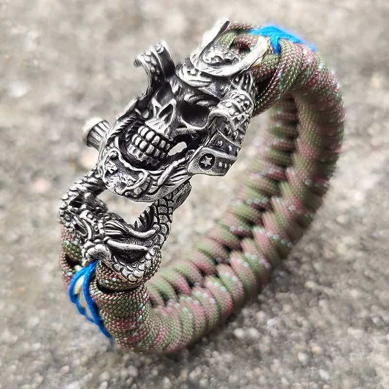 Undead Samurai Paracord Bracelet