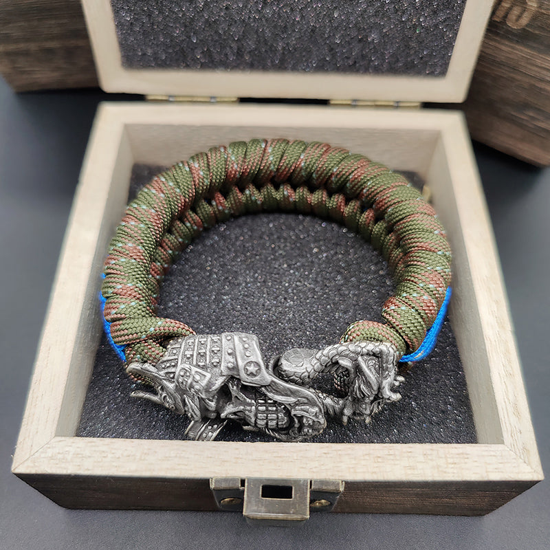 Undead Samurai Paracord Bracelet